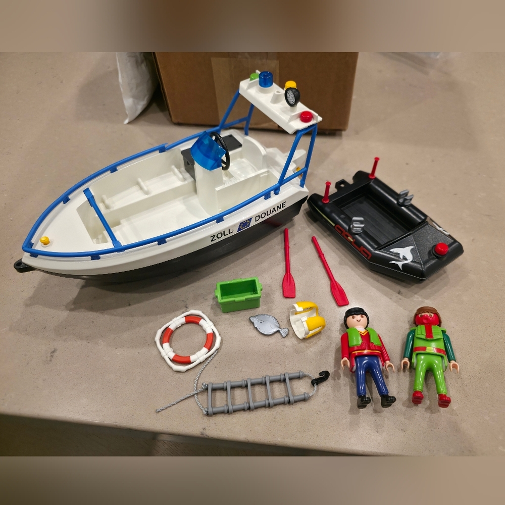 playmobil assorted boats set
